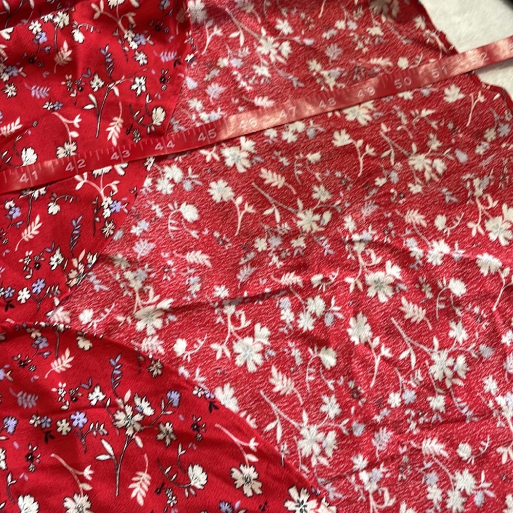 Sanctuary Red & White Floral Sleeveless Maxi Dress- 100% Rayon - Picture 8 of 9